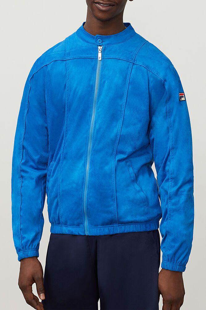 Fila Jacket Mens Blue - Terrinda - Philippines 1875609-KV